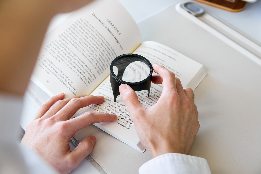 手持ち式拡大鏡 光検査 メンテナンス 読書 一体型拡大鏡 カラー: A、サイズ:ワン