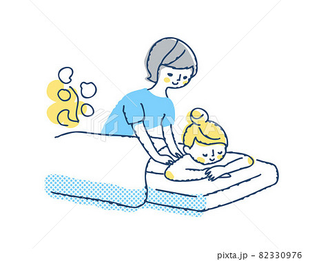 腹部マッサージをしている看護師のイラスト🎨 フリー素材 看護roo! カンゴルー