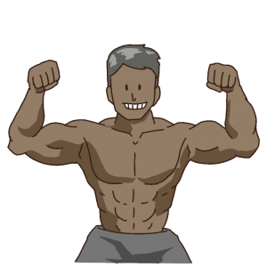 ムキムキマッチョのイラスト素材107175987- PIXTA