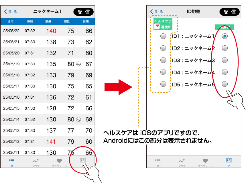 スマートフォン向け専用アプリ A＆D Connect Smart医療・健康商品・サービス株式会社エー・アンド・デイ
