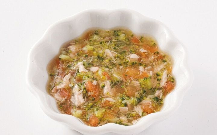 離乳食完了期 ブロッコリーとパン粉のチーズ和え