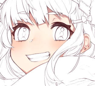 デジタル 髪の毛の塗り方TikTok