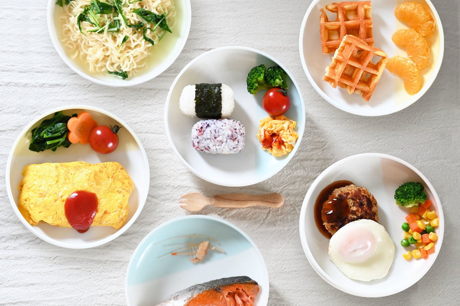 ワンプレートディナー＊子供が喜ぶ、炊飯器で作るカレーピラフ＆手作りチキンナゲット