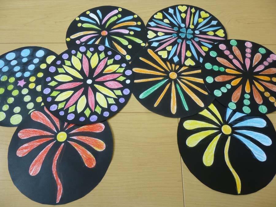 工作レク100均DIY 透け感♡夏の壁かざり 夏工作クラフトVlog 優しくない夫⁈