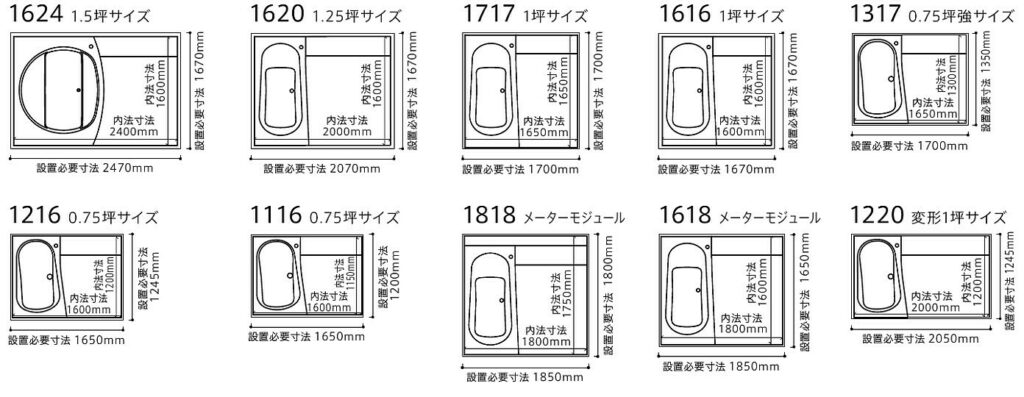 あなたに合った浴室サイズは？浴室のサイズ表記について解説SmuU