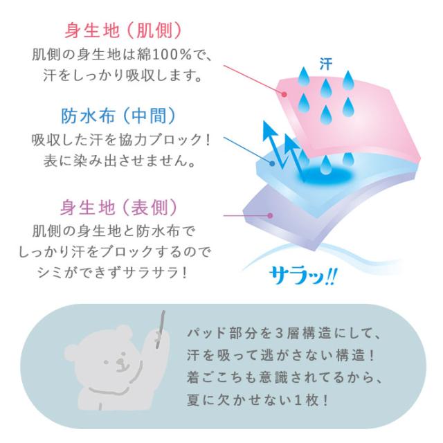 アセドロン 汗取り付きタンクトップ MC0053P :レディース トップス