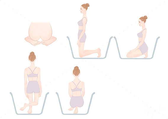 お風呂の中で簡単ダイエット！「90秒正座入浴」で血流を促進からだにいいこと