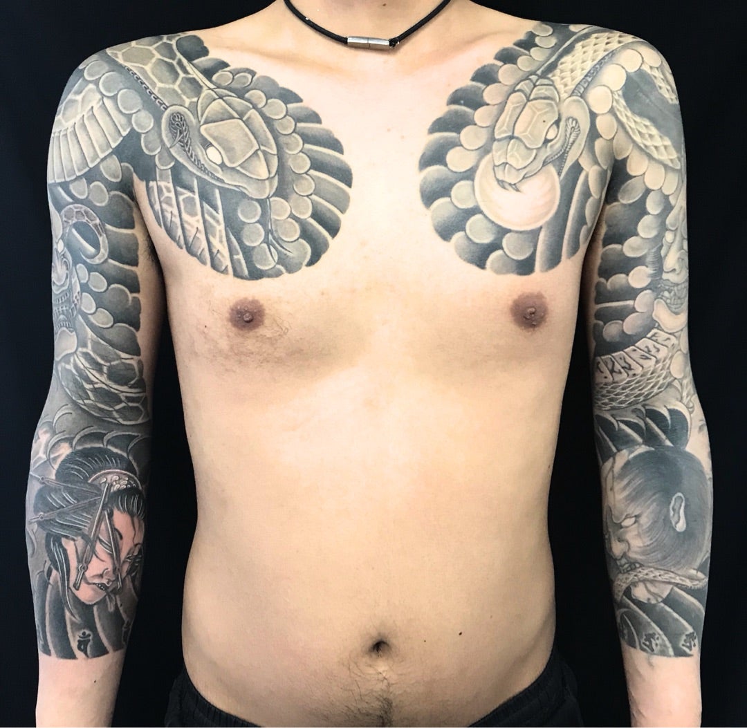 シカゴ 般若心経のタトゥーで気分は最高