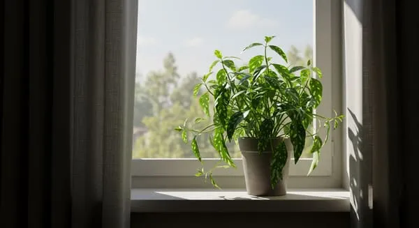 ヒポエステス”が徒長しすぎたので挿し木にします 前編植物マガジン作業日誌