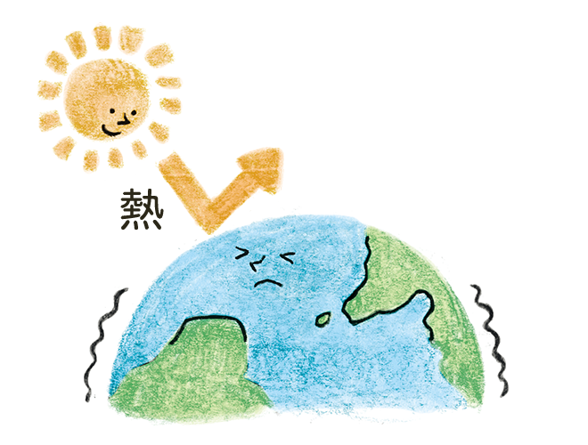 子どものための環境問題＜イラストと図解＞第1回 地球温暖化ってなに？ – 国際環境NGOグリーンピース