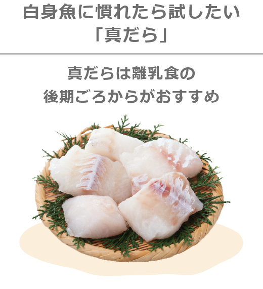 離乳食後期 9〜11ヶ月ごろ白身魚mamatas ママタス