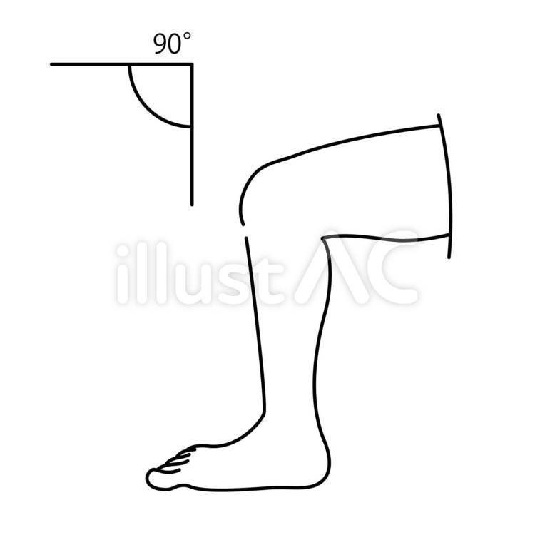 描き方 曲げた膝の形スタディ - 畳のイラスト - pixiv