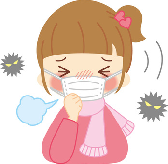 風邪をひくイラスト無料イラスト・フリー素材なら「イラストAC」