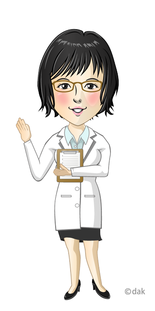 フリーイラスト8種類の薬剤師の女性のセットでアハ体験GAHAG著作権フリー写真・イラスト素材集 - GAHAG著作権フリー写真・ イラスト素材集