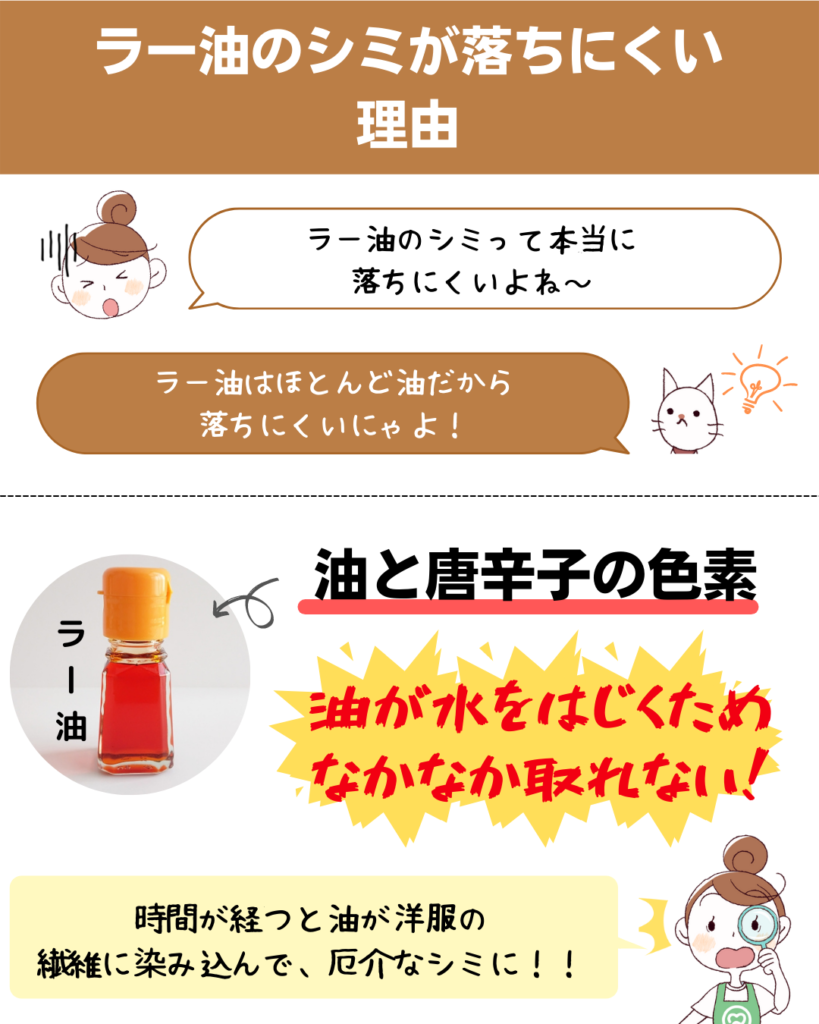 服についた油汚れの落とし方とは？時間が経った油染みも落とせる簡単な洗浄方法を紹介 - ヒントマガジン ハンズネットストア
