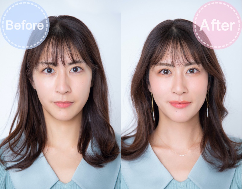 中顔面短縮の髪型 面長、中顔面長めの人必見！小顔になる方法イメージコンサルタント・骨格診断・パーソナルカラー診断・メイクレッスン・ウォーキング@東京新宿でキラキラ美人になる方法by藤川みさこ