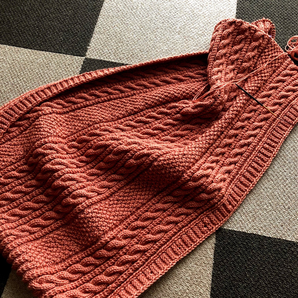 かぎ針編み編み図 長方形の柄編みひざ掛けの編み方☆Crochet Lap Robe☆ - モコタロウブログ 編み物