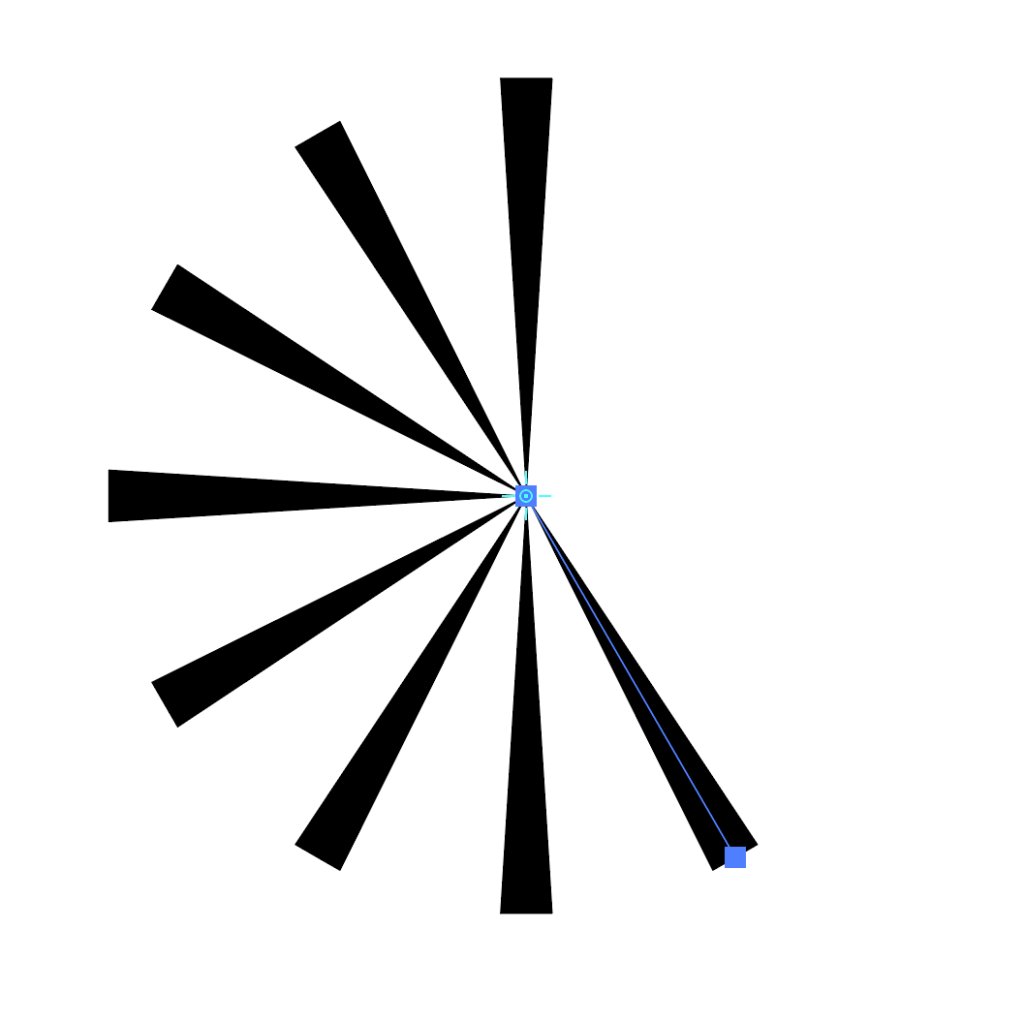 Illustratorで集中線と放射線模様の作り方！デザナビ