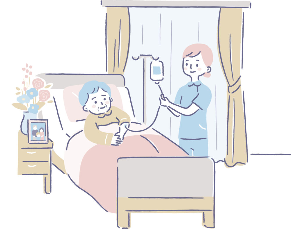 病院の外観 病院・入院・退院 医療・病気 の無料イラスト介護アンテナ