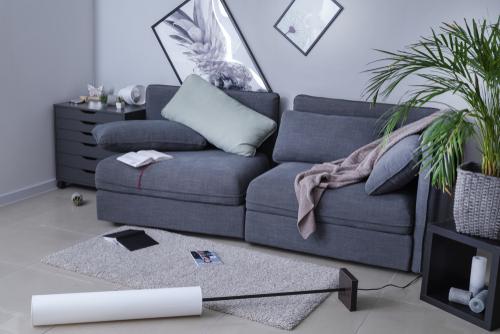 最大3,000円offｸｰﾎﾟﾝ★20時~ 耐震マット 耐震ジェル 転倒防止粘着マット4枚入 ECT-5054 5cm×5cm粘着 ジェルマット耐震 マット 地震 耐震 対策 家具 テレビ 棚 パソコン 転倒防止 転倒防止 防災グッズ アイリスオーヤマベッド・寝具・雑貨 B＆Bスタイル