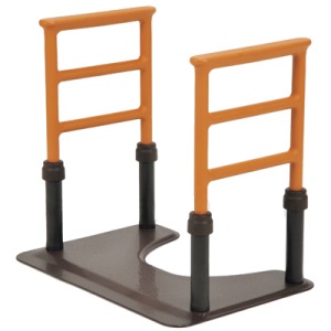 WochiTV トイレ手すり 保護手すり 安全手すり 高齢者 洗濯室 バスルーム 便器手すりトイレ用手すり 滑り止め サポート付 75CM トイレ用 手すり レンタル安寿 の介護用品アロン化成