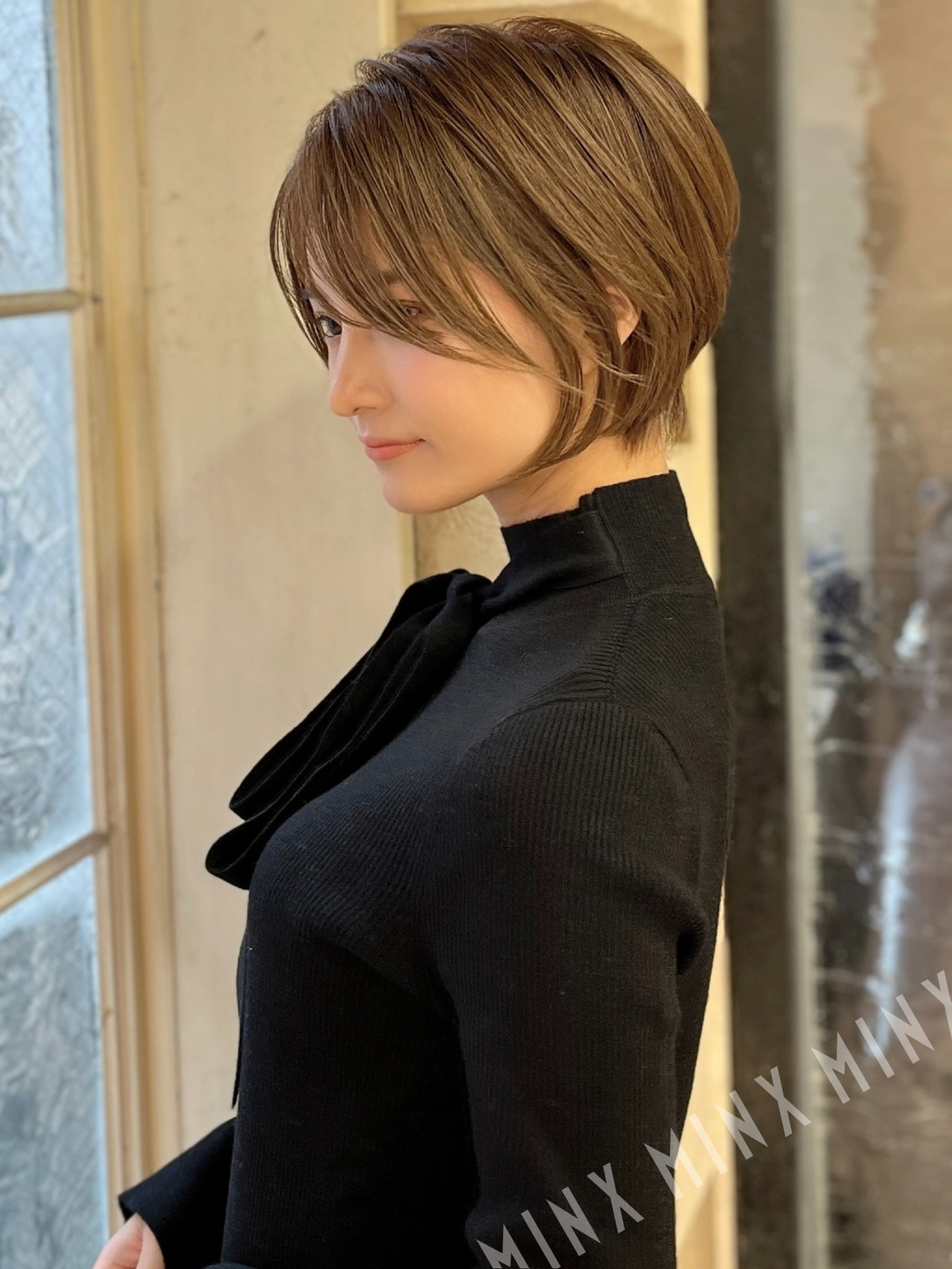 ぽっちゃりの丸顔に似合うハンサムショート15選 小顔に見えるポイントを紹介 - LALA HAIR MAGAZINEララヘアマガジン