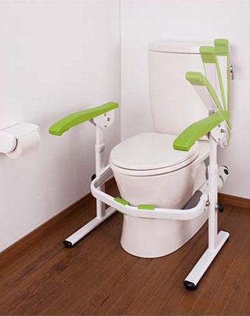 トイレ 手すり レンタル 洋式トイレ用手すり FR手すり 627-050│フランスベッドの介護レンタル.com