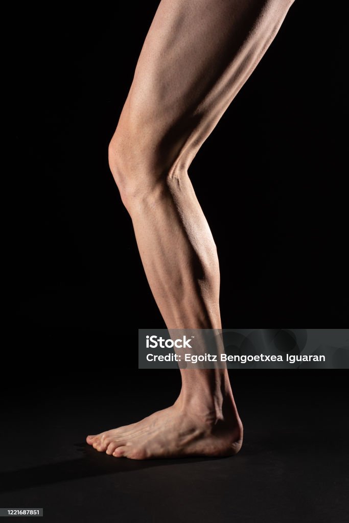 筋肉質の男性の脚写真素材117845509Shutterstock