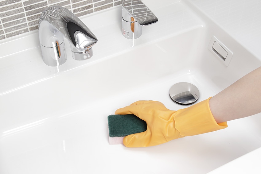 洗面ボウル 陶器部分 が汚れている修理お客様サポートTOTO株式会社