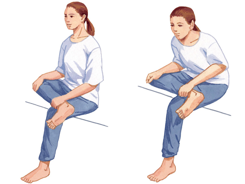 膝を曲げるイラスト無料イラスト・フリー素材なら「イラストAC」