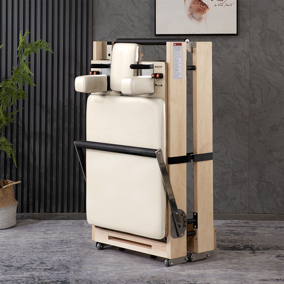 ピラティスリフォーマー 自宅用 ピラティスマシン 営業用 折りたたみ式 コアベッド トレーニングマシン 耐荷重120kg 4段階調節可能高密度クッション付き : SYヤフーショップ - 通販 - Yahoo!ショッピング