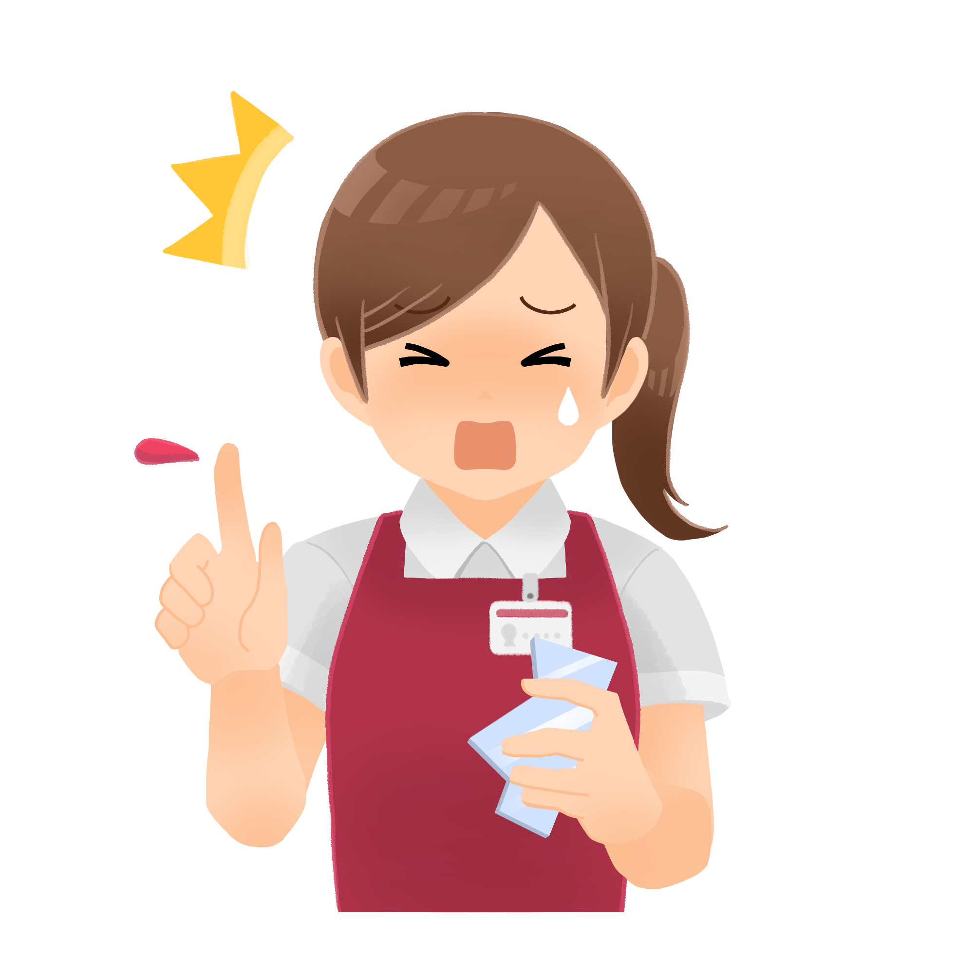 ケガをしている子どものイラストイラぽん