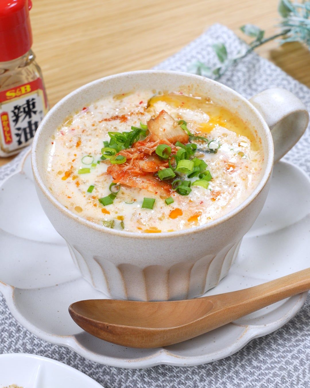 キムチと豆腐のスープ