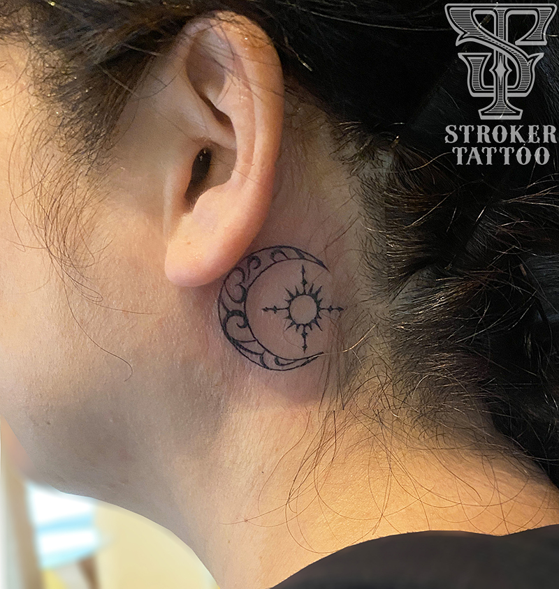 耳の後ろ 星 タトゥー 意味TikTok