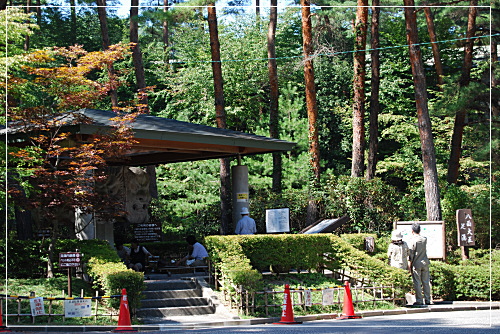 穂高温泉郷にある「八面大王足湯」来て！観て！松本『彩』発見