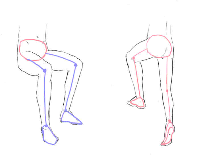 女の子の足の描き方講座！足や指を簡単に描くコツお絵かき講座パルミ