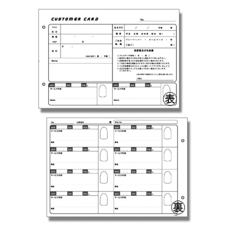 ネイルカルテ、ネイル同意書