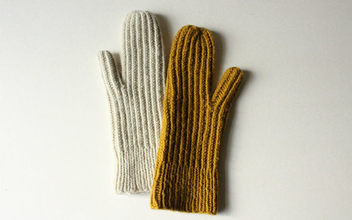 毛糸のファミリーミトン 手袋 」の編み方ぬくもり