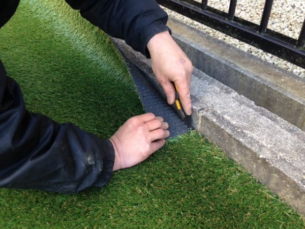 人工芝の切り方 マニアック編 - 芝人
