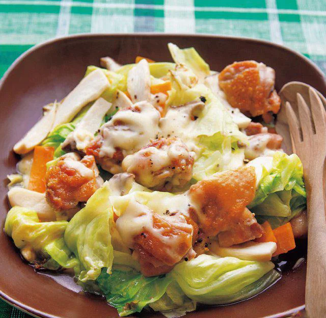 お好み焼き風の「キャベツ焼き」ヘルシーダイエット