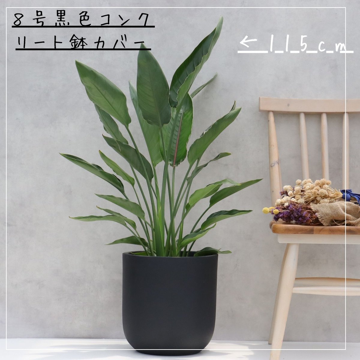 光触媒 人工観葉植物 オーガスタ フェイクグリーン ストレッチア極楽鳥j