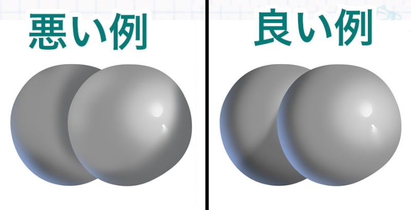 透明感のある肌を塗る