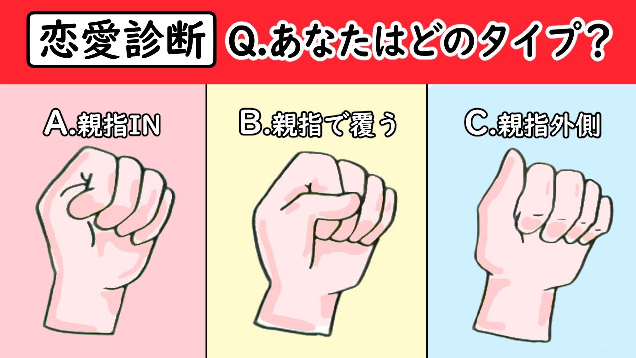 指の長さでズバリわかる恋愛・性格診断MIRRORZ ミラーズ無料の心理テスト・診断・占い