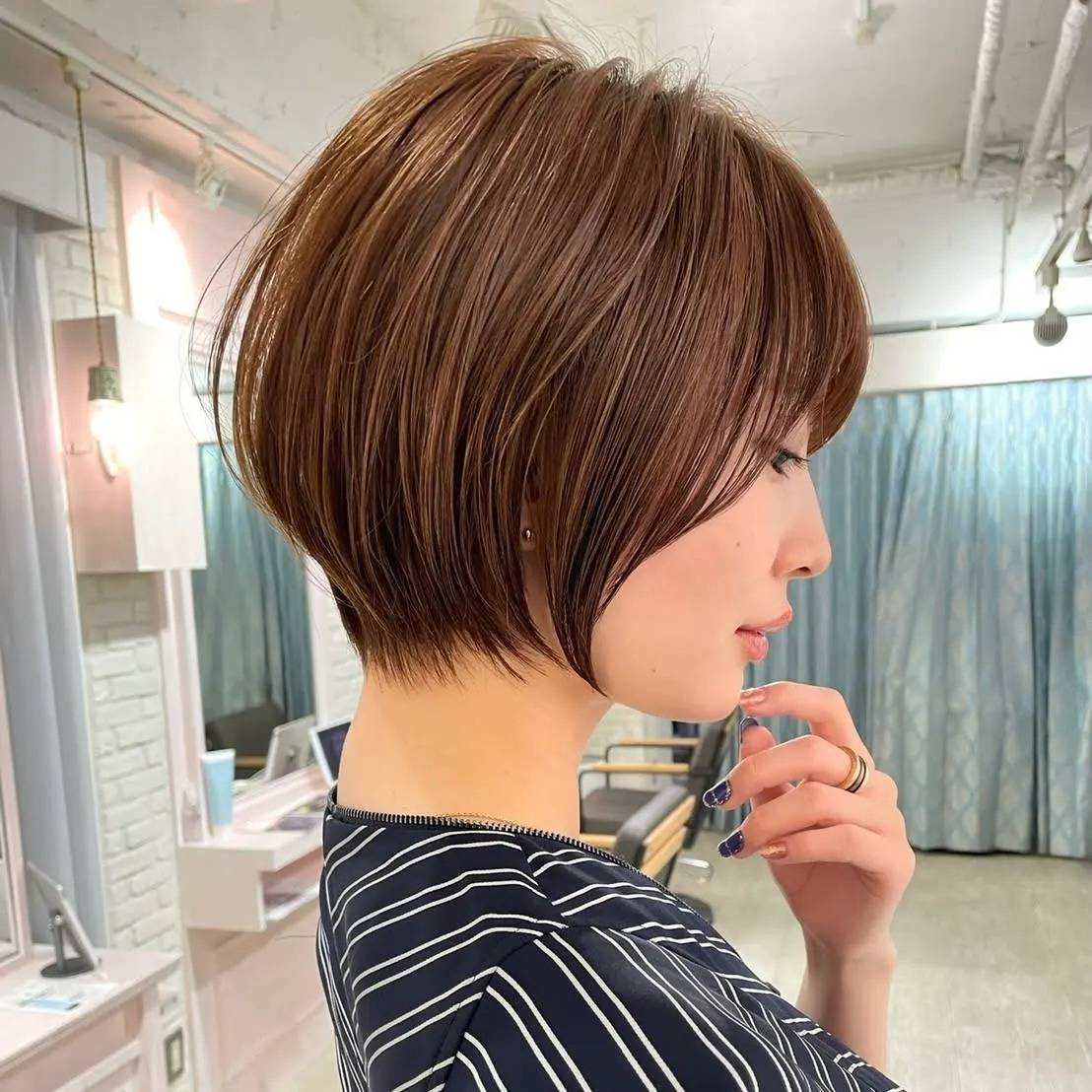 30代40代50代◎大人ナチュラルレイヤーショートボブヘアカタログ Ash 成瀬店 後藤田 雅人ヘアサロン・美容院Ash オフィシャルサイト