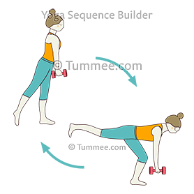 ウォーリア３ 進撃の戦士のポーズ３をうまくやるコツ - YouTube