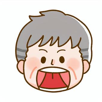 無料・フリー素材 口腔体操イラスト