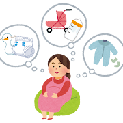 かわいい妊婦 ポニーテール 出産 いきむのイラスト素材53633147- PIXTA