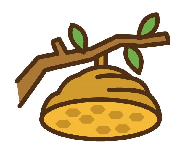 洗濯物の中にスズメバチ : 佐野いくおのブログ