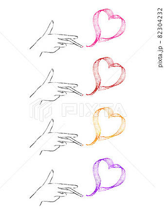 タバコを持つ手のイラスト素材9022611- PIXTA