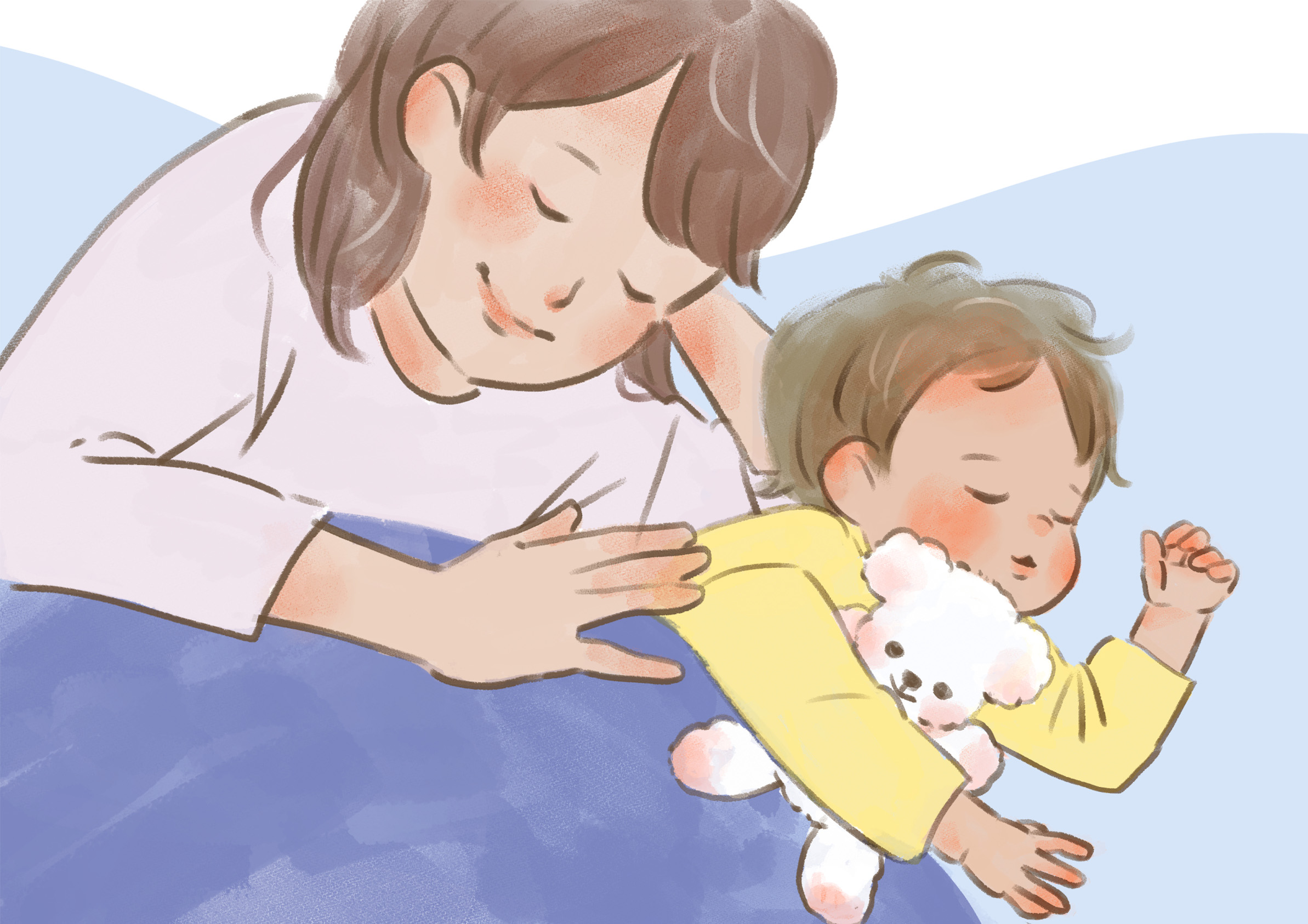 赤ちゃん手を握ると寝るTikTok